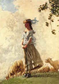 Winslow Homer Fresh Air oil painting image